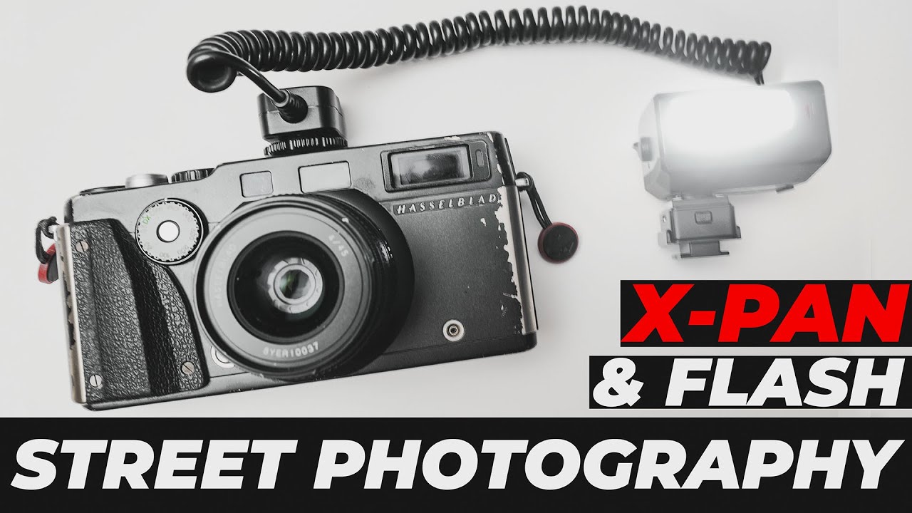 Shooting the X-Pan w/ flash in Barcelona