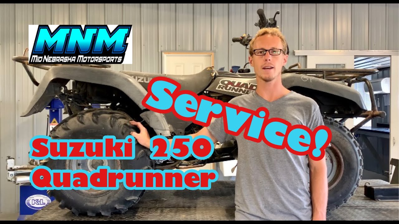 Suzuki Quadrunner 250 **ЭКОНОМЬТЕ ДЕНЬГИ** — полная замена масла / полное обслуживание
