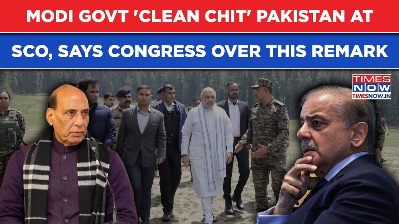 Pakistan Got Modi Govt's Clean Chit, Says Congress: Watch Why Rajnath Singh's SCO Speech Under Fire