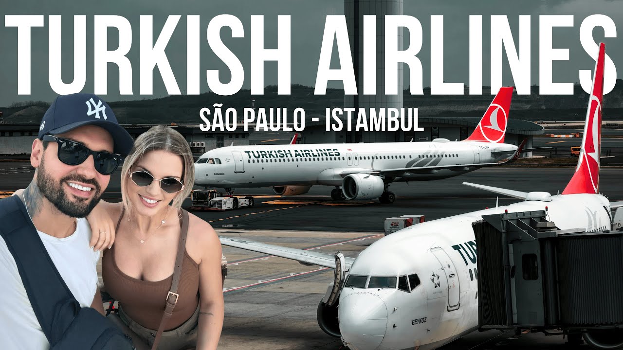 COMO É VOAR NA CLASSE ECONÔMICA DA TURKISH AIRLINES PARA ISTAMBUL!