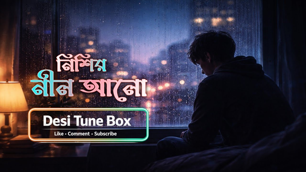 Nishir Neel Alo (নিশির নীল আলো)║Bengali Night Chill LoFi Song║Rainy Sad Love Vibes║@tunebox4i 