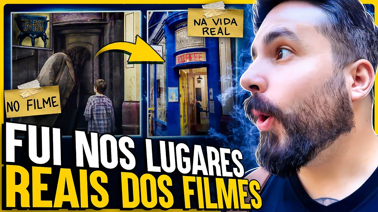 HBO MAX ME LEVOU PARA CONHECER OS LOCAIS REAIS ONDE HARRY POTTER FOI FILMADO