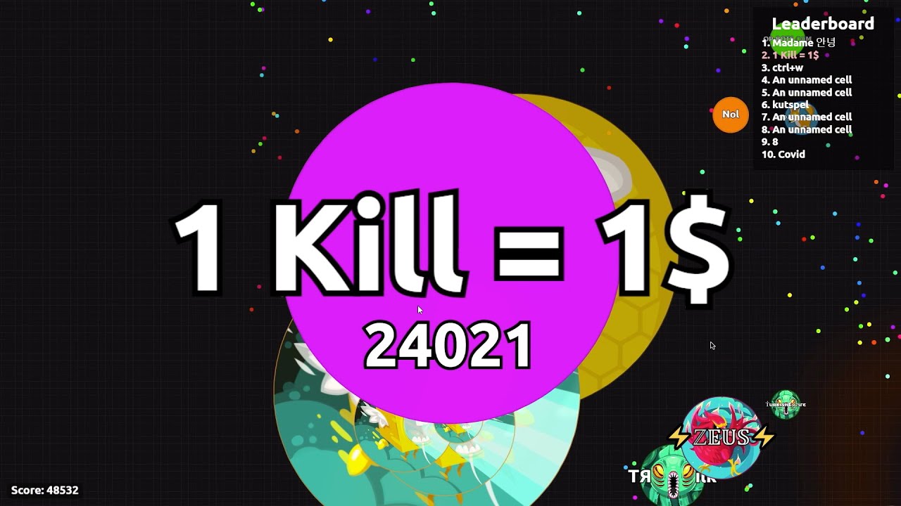 I Want Crypto Agar! Epic Agar.io Gameplay
