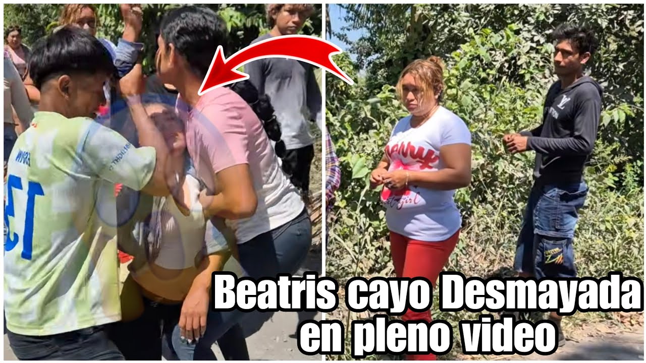 Beatris cayo Desmayad4 de Colera|Le saco todo en Cara a maycon en plena calle😡