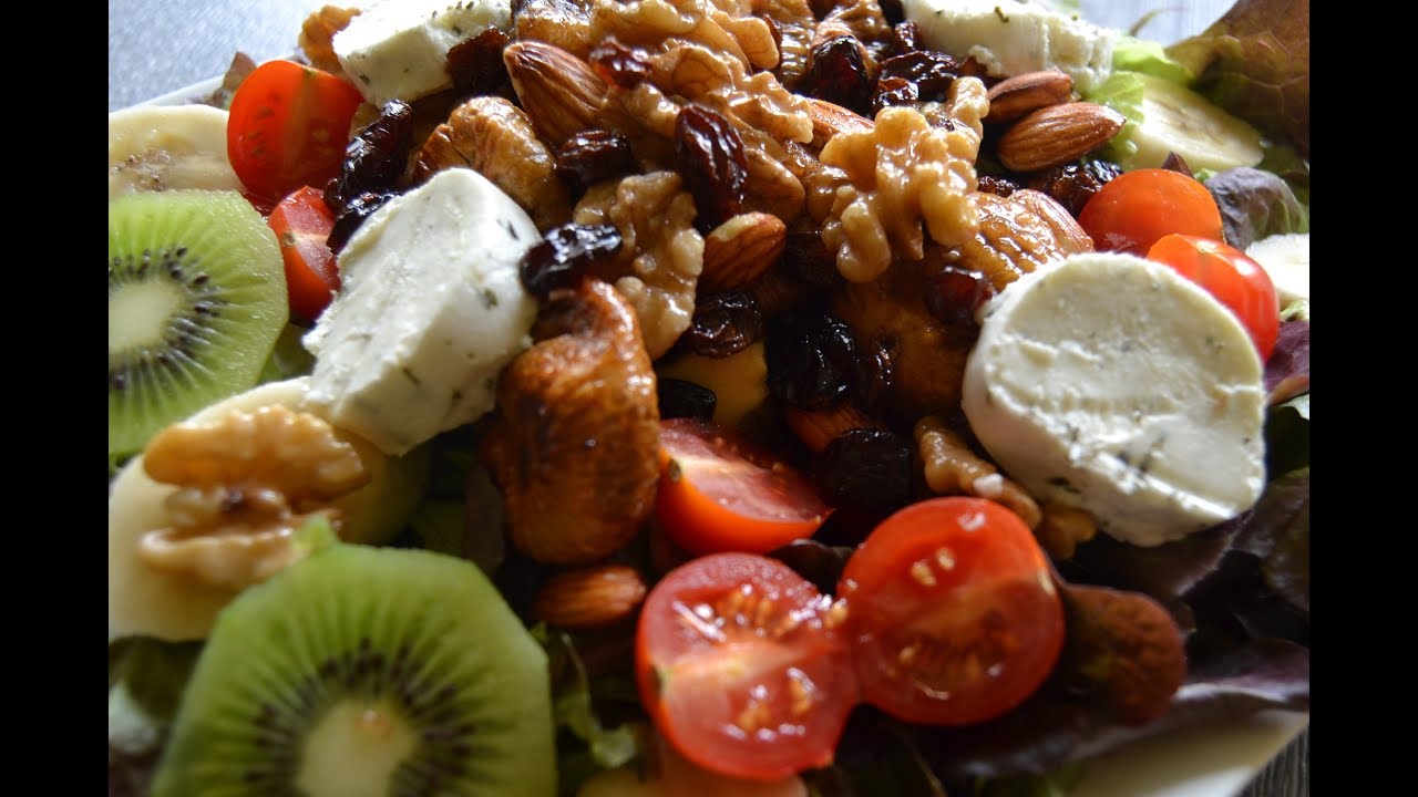 Salade de miel et fruits secs / شلاضه حلوه الفواكه الجافه و العسل