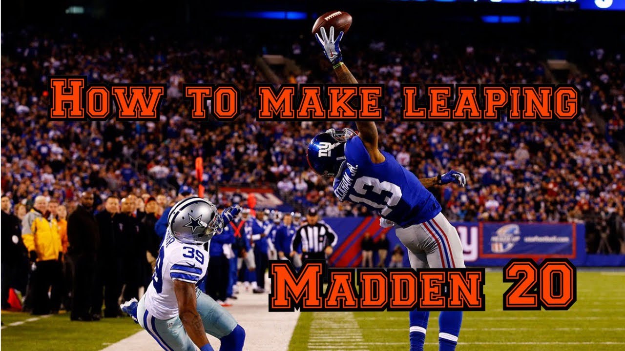 How to make leaping catches Madden 20 - one handed