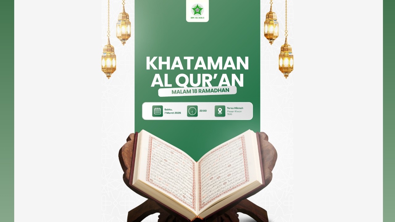 KHATAMAN AL-QUR`AN DPC RA SOLO | MALAM 18 RAMADHAN 1447H | Akhina Abdulkadir Bin Yahya Alhabsyi