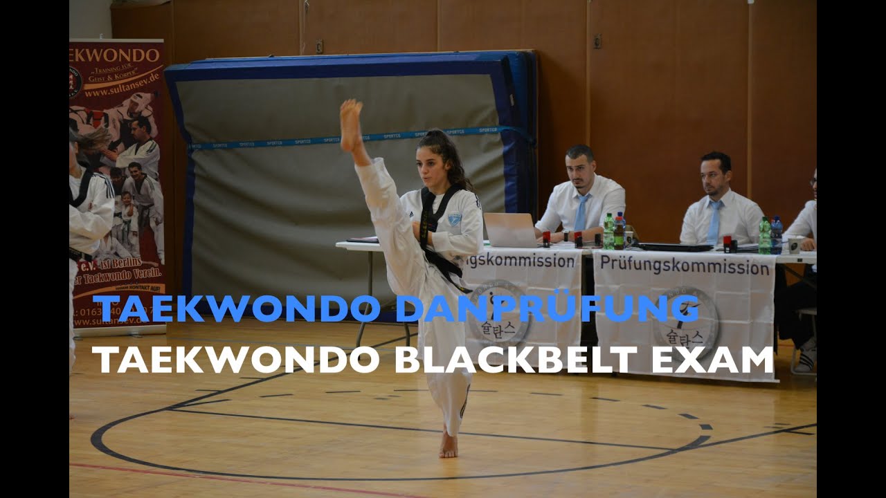 TAEKWONDO - Blackbalt exam with 12 examinee