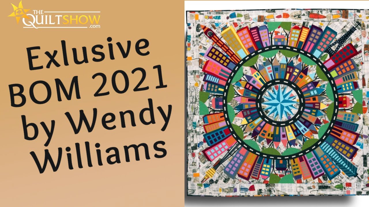 TheQuiltShow.com  2021 Block of the Month - Reveal - NOV 1 @ 1pm PST, 4pm EST, 8pm London