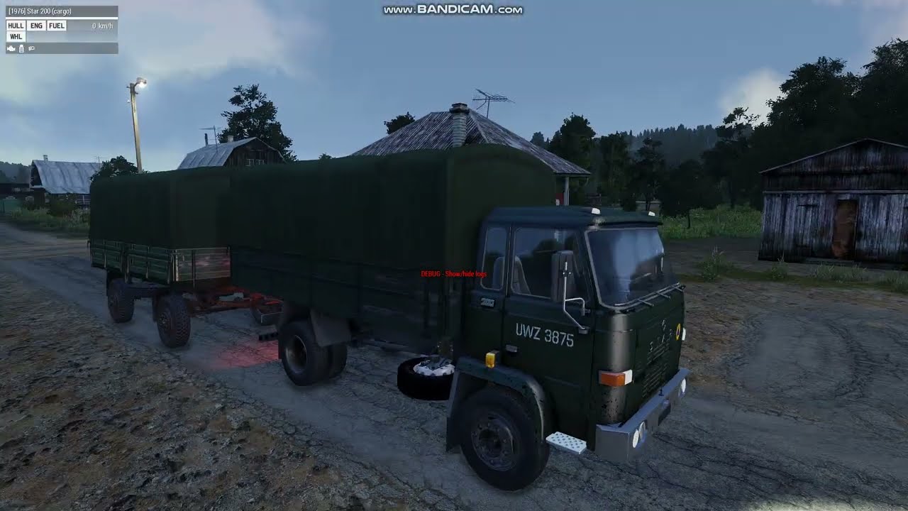 Arma3 20240508 Star 200 truck with trailer [towing stuff, WIP]
