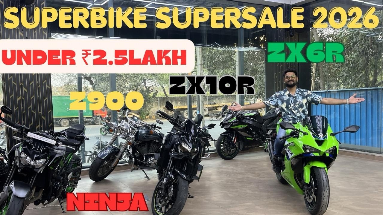 Delhi Ka Hidden Superbike Market!Hayabusa Ninja Zx6r Z900 Harley Ducati  Triumph BMW Sb Second Hand