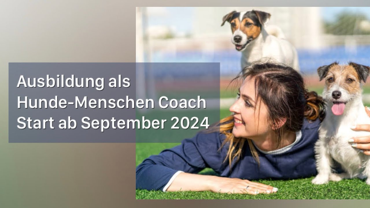 Ausbildung als Hunde-Menschen Coach - Lehrgang startet im September 2024