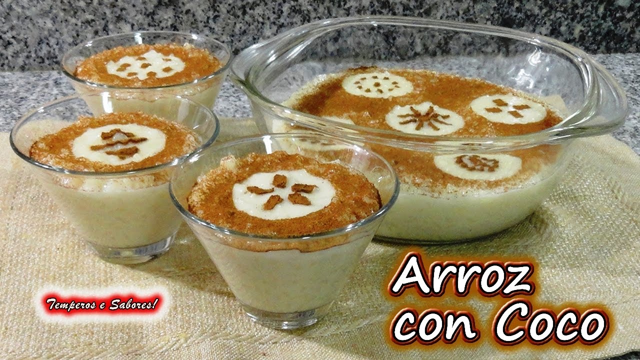 ARROZ CON COCO postre fácil