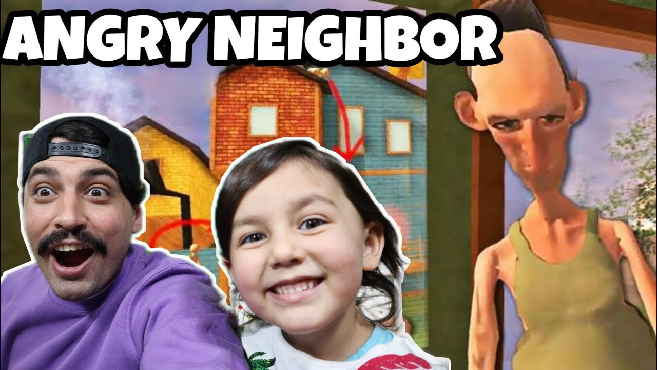 KIZGIN KOMŞUNUN GİZEMLİ KAPISININ ARDINDA NE VAR?! | ANGRY NEIGHBOR OYNUYORUZ