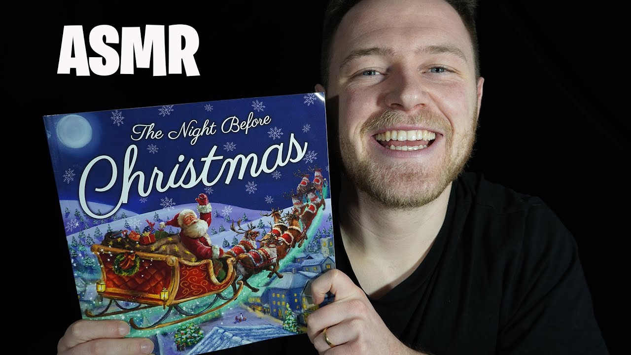 ASMR: THE NIGHT BEFORE CHRISTMAS - SOFT WHISPERS - PAGE TURNING