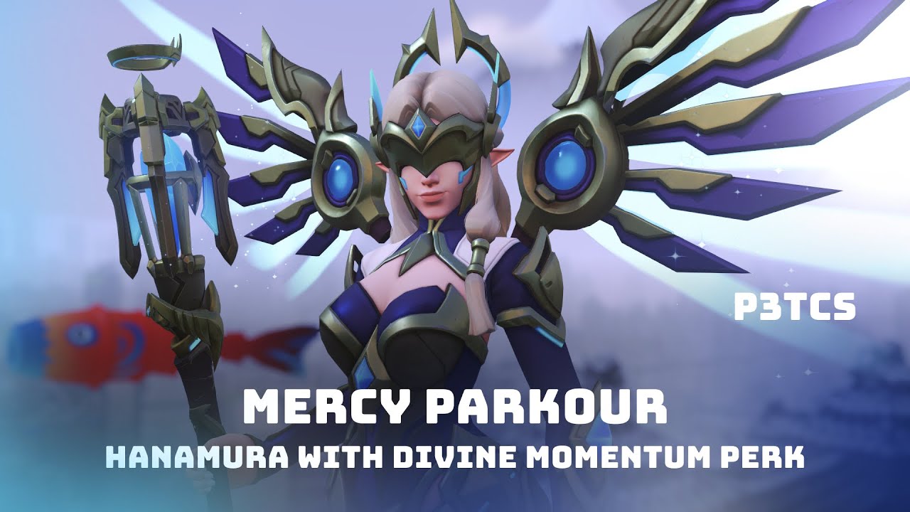 Mercy Parkour Winter Hanamura with Divine Momentum Perk ☆ [P3TCS]
