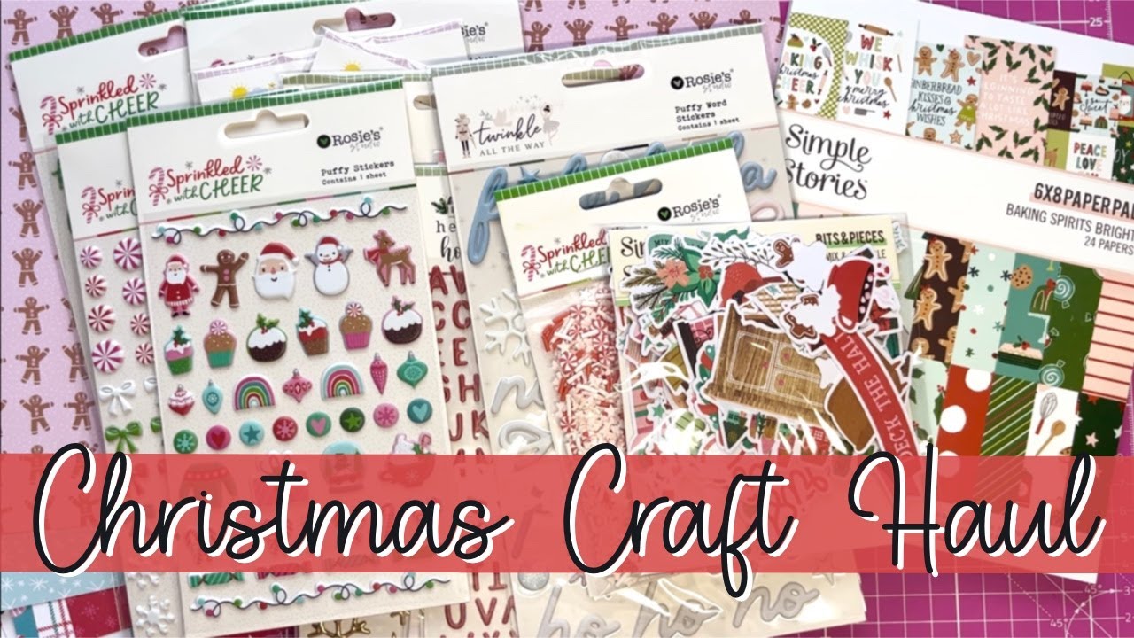 Craft Haul | December Daily Supplies | Hey Little Magpie | Rosie Studios Haul