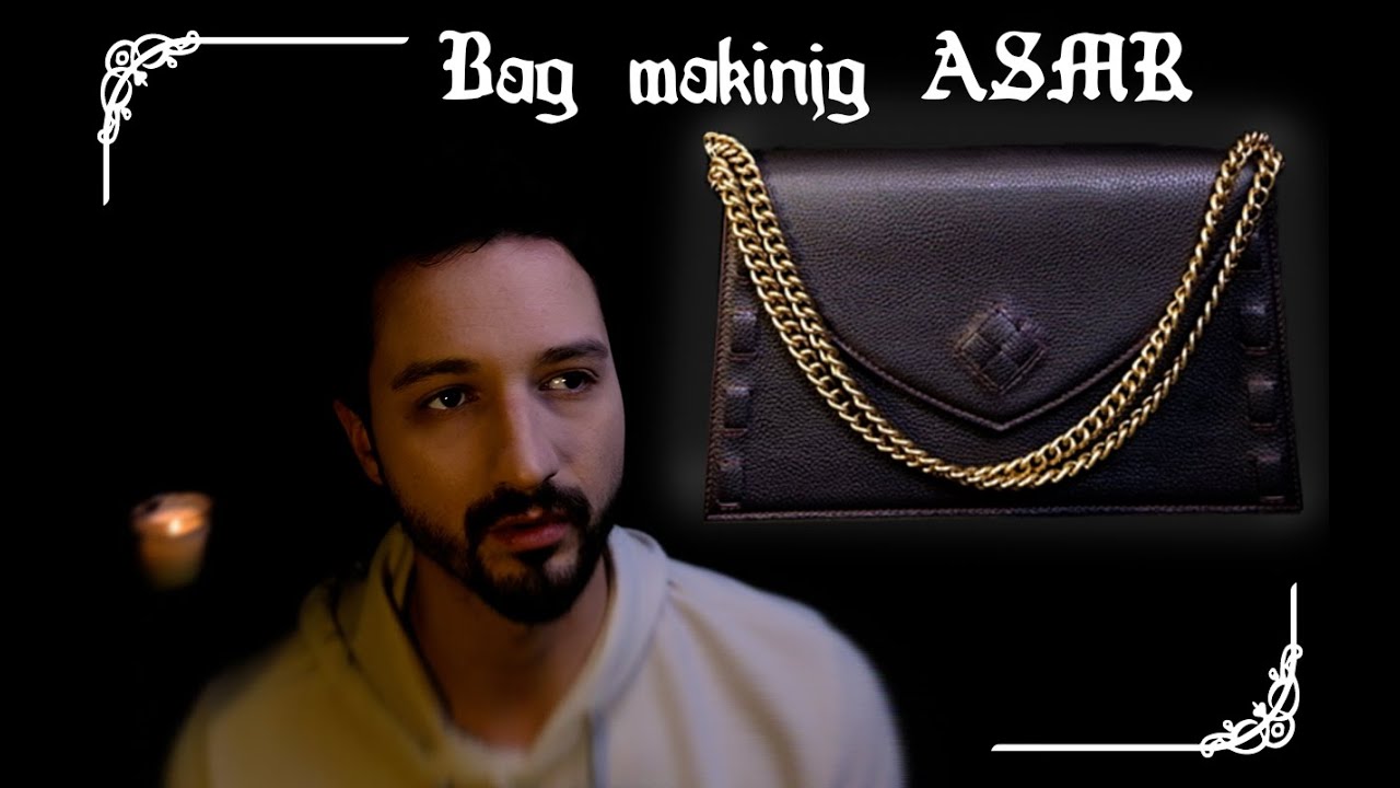 Mysterious luxury bag making : Leather craft ASMR