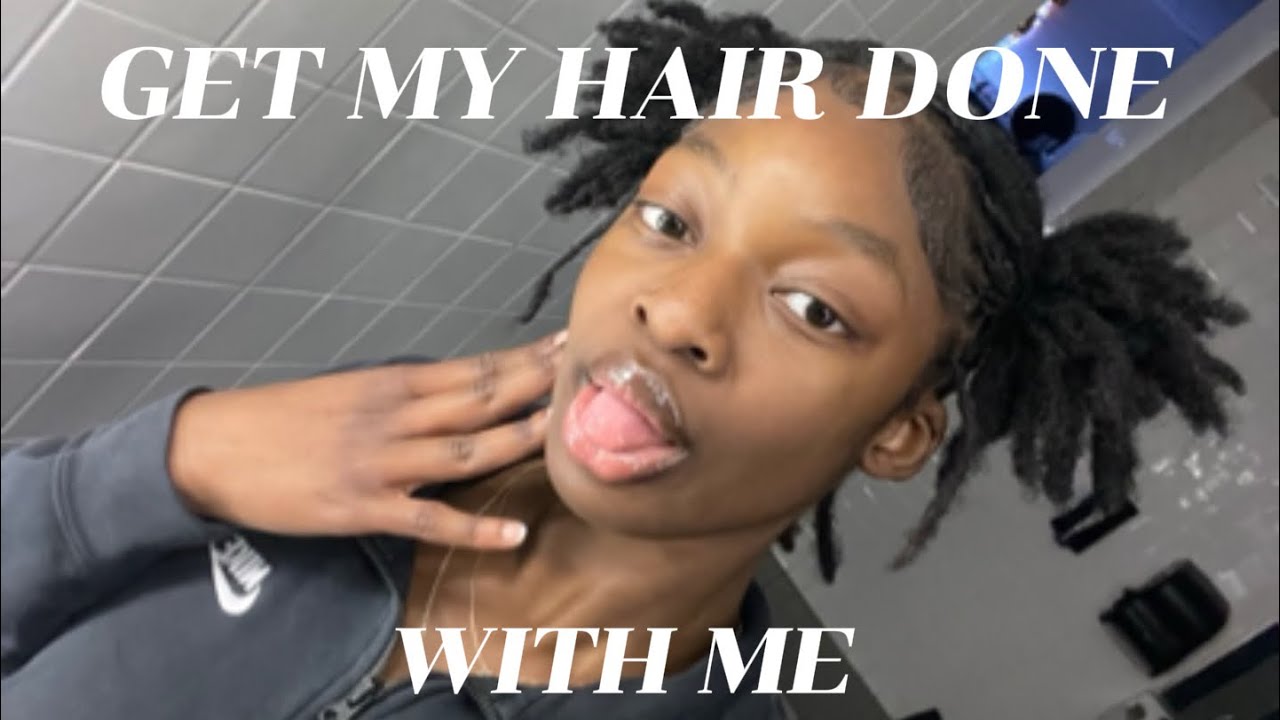 GET MY HAIR DONE WITH ME I FIRST VIDEO ?!? I MINI SCHOOL VLOG