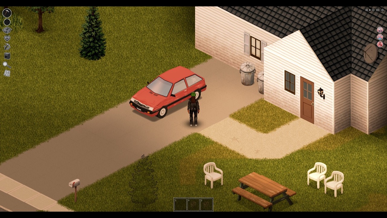 Run scarsa su Zomboid