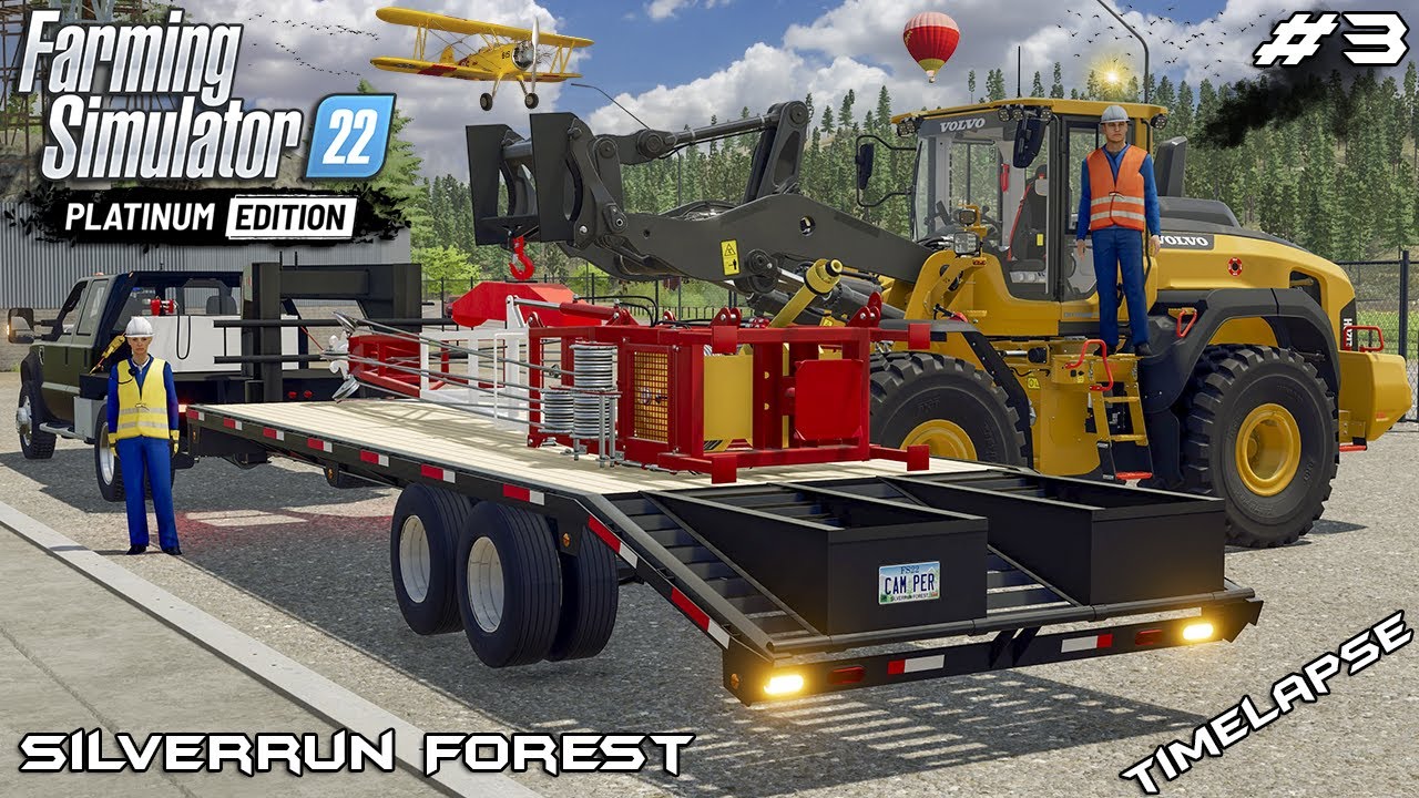BUYING used KOLLER YARDER from SAWMILL | Silverrun Forest | FS22 Platinum Edition | Episode 3
