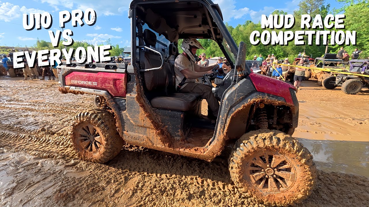 CFMOTO U10 Pro vs Polaris vs Canam vs Kawasaki SXS Mud Racing