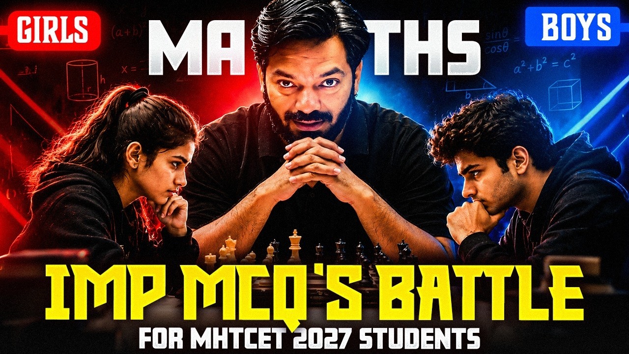 Live MHT-CET IMP MCQs Menti Session | Girls Vs Boys 🔥#mhtcet