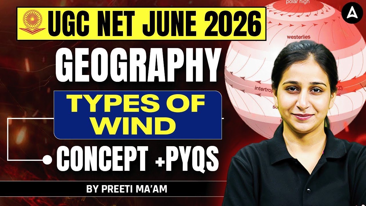 UGC NET Geography | UGC NET Geography Types Of Wind | UGC NET Geography PYQ By Preeti Mam
