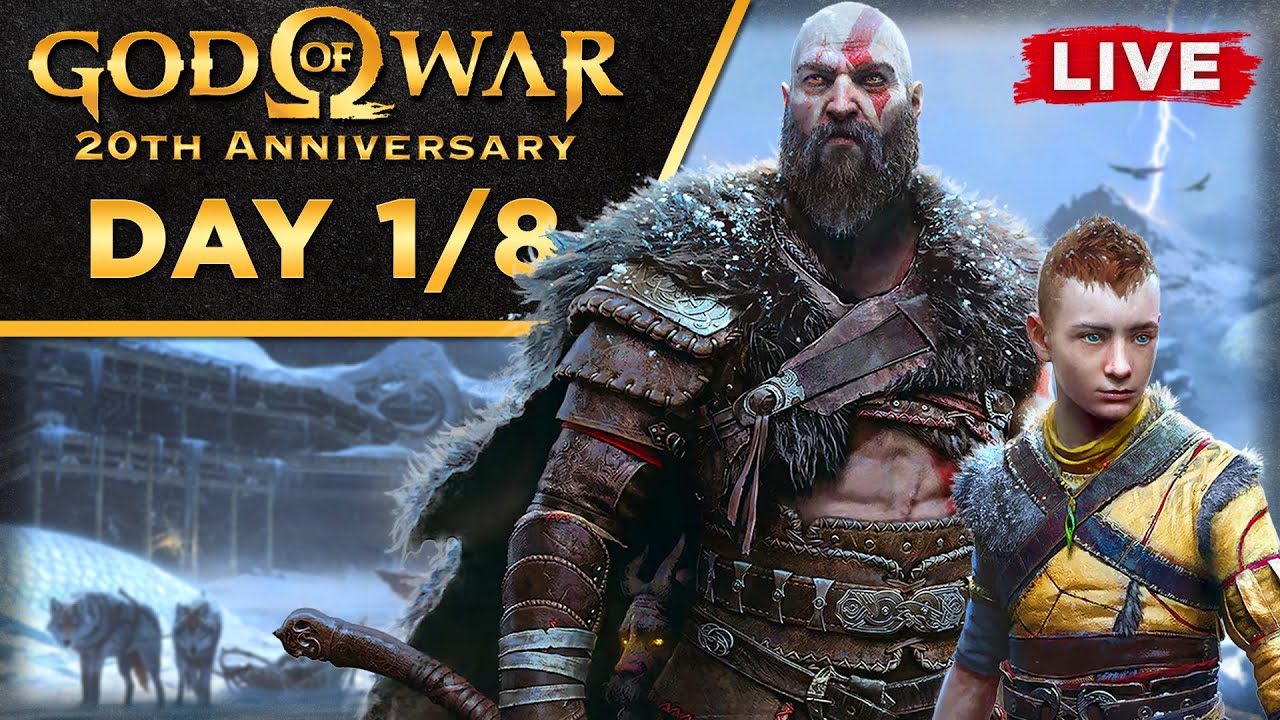 God of War Ragnarok & Valhalla | 20th Anniv. Streamapalooza Day 1/8