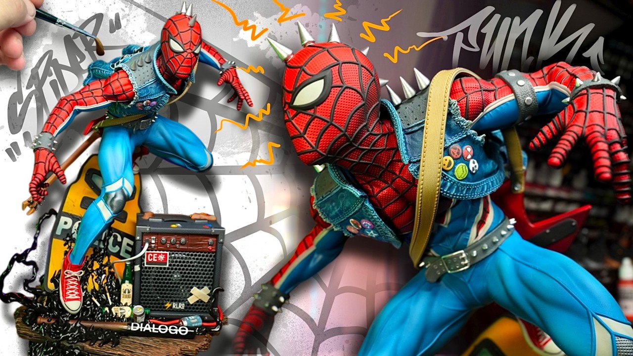I Painted a Spider-man Punk 