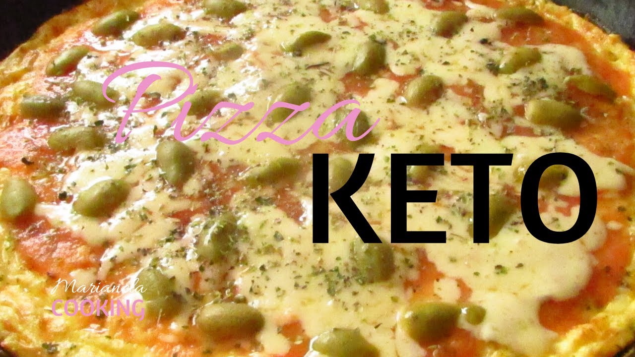 Cómo hacer PIZZA KETO en 10 minutos (Receta de PIZZA sin HARINA) - Marianela COOKING