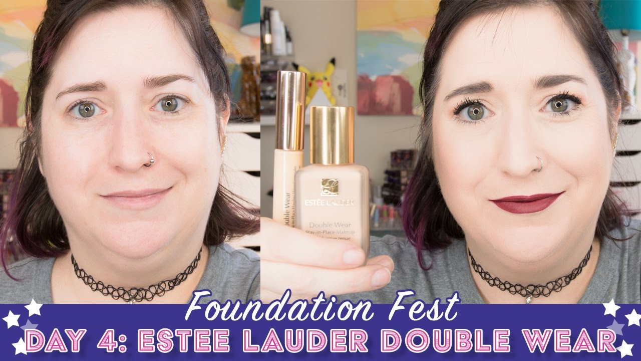 FOUNDATION FEST Estee Lauder Double Wear | Pale, Dry Skin Over 40