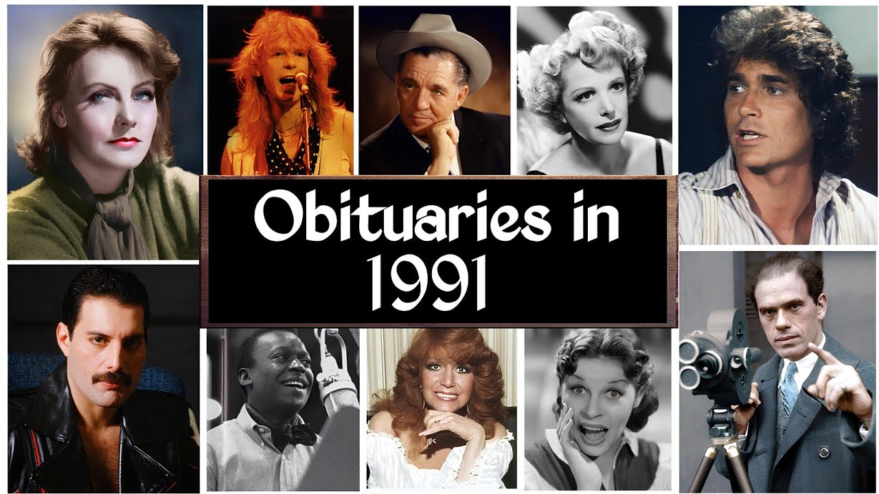Obituaries in 1991: Remembering the Most Notable Figures We Lost in 1991