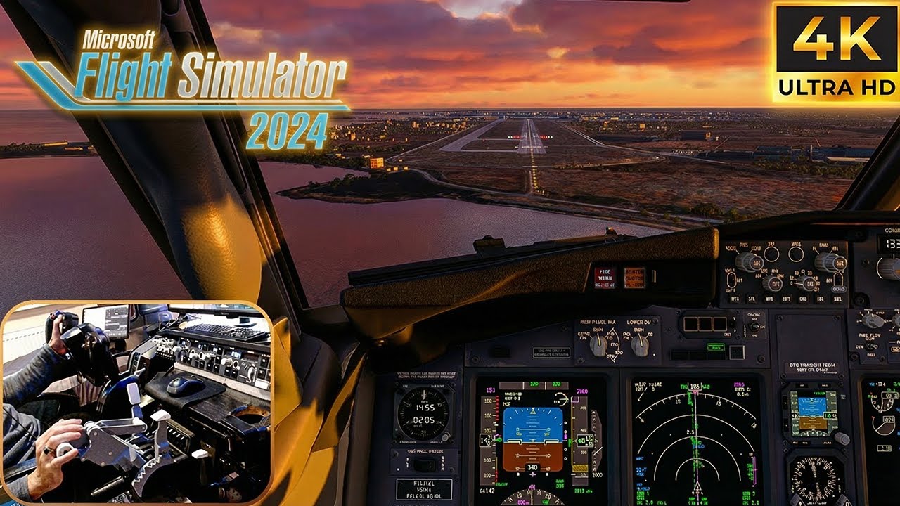 Flight Simulator 2024 | PMDG 737-800 Full Realistic Approach into Brindisi! | PMDG 737-800 4K