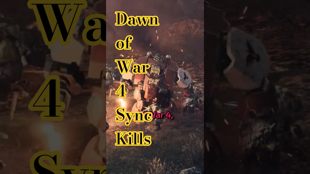 Dawn of War 4 Sync Kills could be greater than ever! #dawnofwar4 #gamescom #rts #warhammer40k