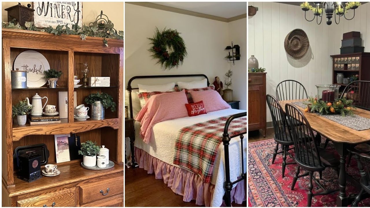 Вдохновение для оформления дома в стиле винтажного кантри-шик. Идеи декора в стиле кантри. #винта...