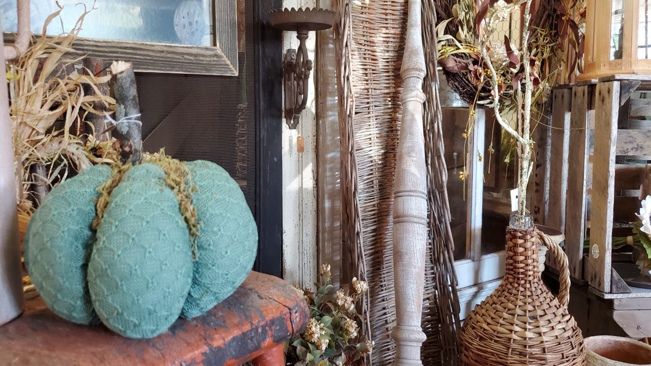 Fall Home Decor Shop Tour | Autumn Decor Inspiration | Vintage Cottage Farmhouse Decorations