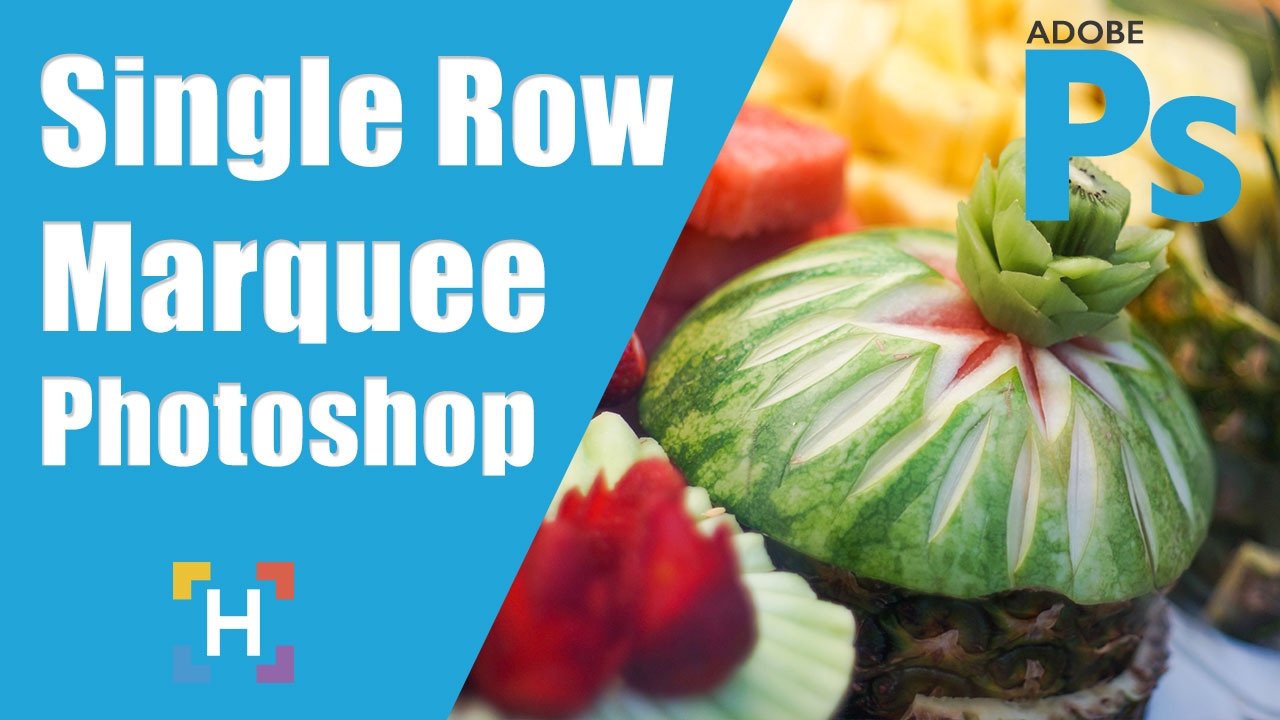 The Single Row Marquee Tool in Photoshop - HigherLearningLab.com