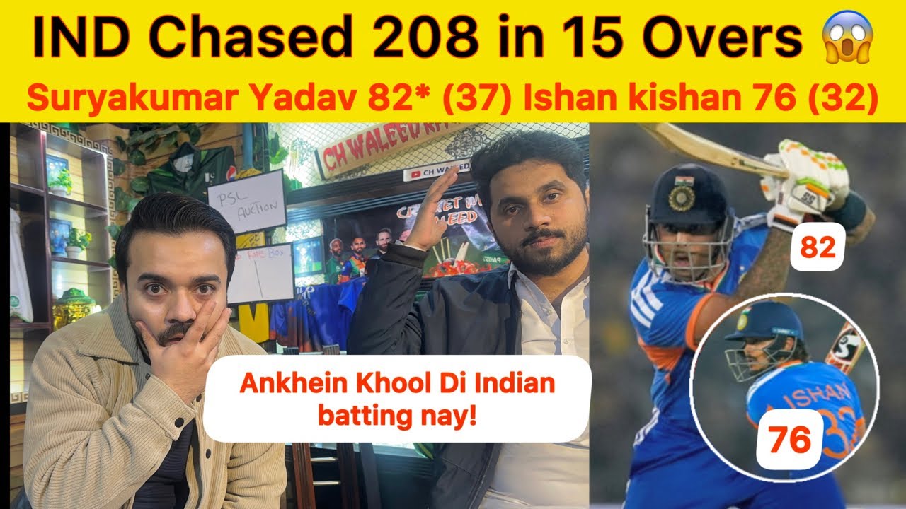 INDIA Chased 208 in 15 Overs Suryakumar Yadav 82* (37) Ishan Kishan 76 (32) What a chase! IND vs NZ