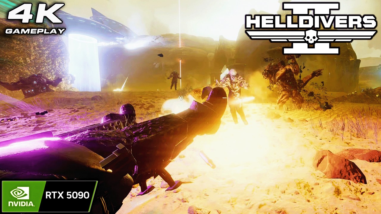 Helldivers 2: 4K Gameplay No Commentary ULTRA Settings | RTX 5090 P1244