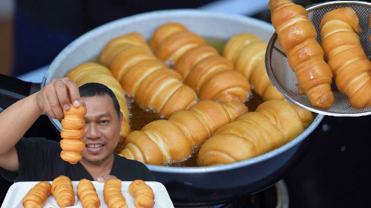 Ternyata roti goreng bentuk seperti ini lembut dan lebih enak