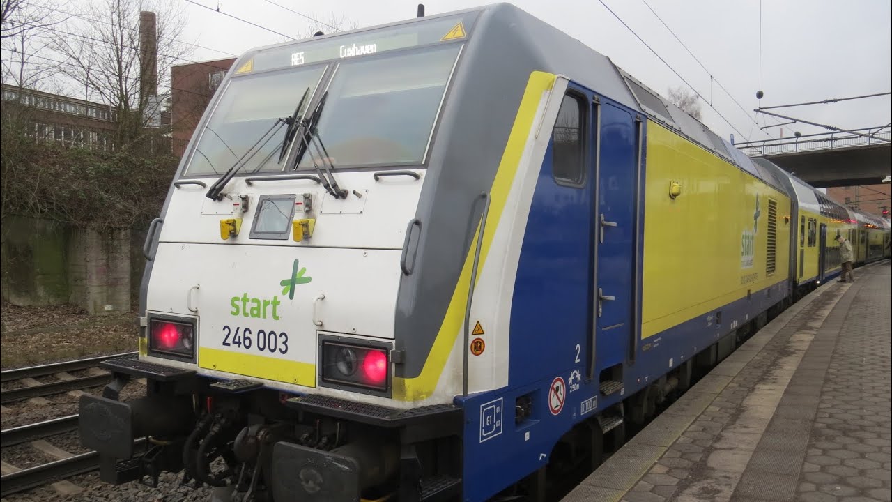 Züge in Hamburg-Harburg (vectron Makro 151 Makro und ICE4)