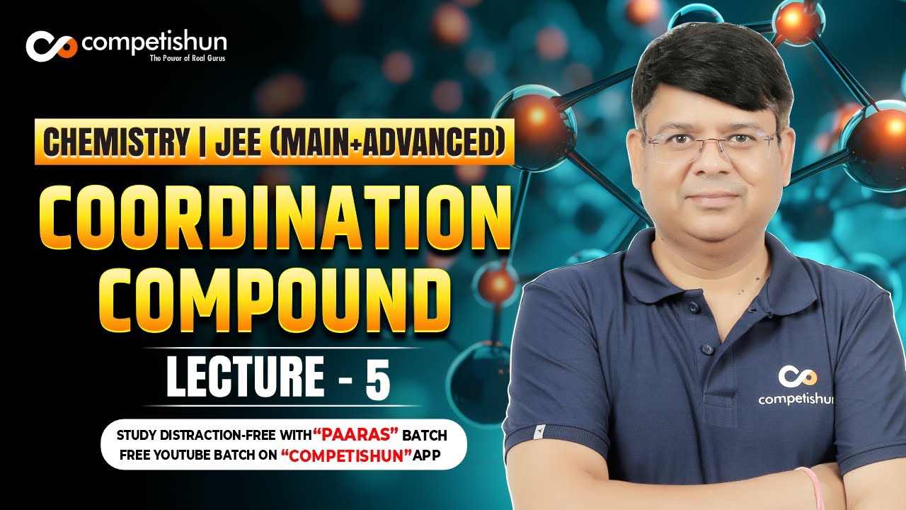 5 Coordination Compounds | IUPAC nomenclature | IIT JEE main advance | chemistry