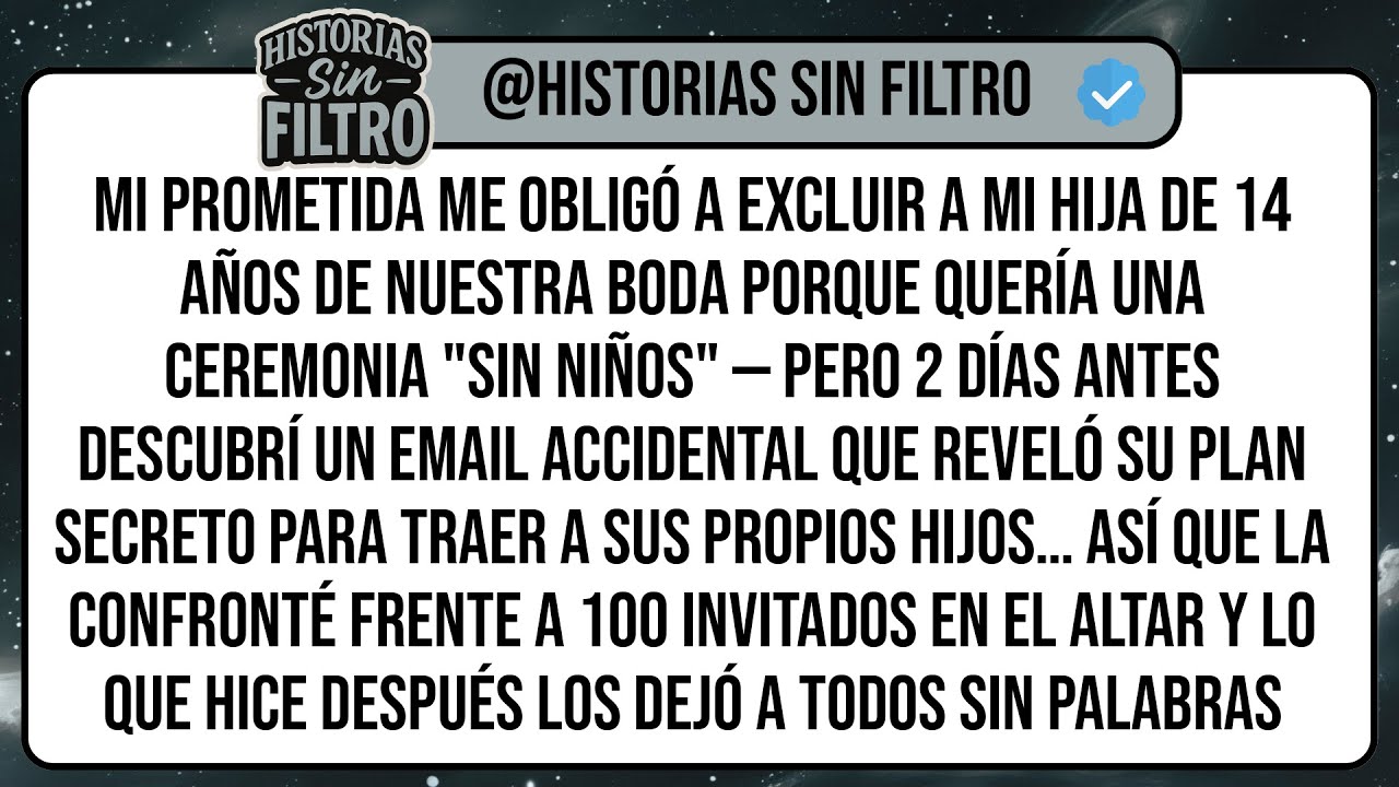 Mi Prometida Me Obligó A Excluir A Mi Hija De 14 Años De Nuestra Boda Porque Quería Una ...