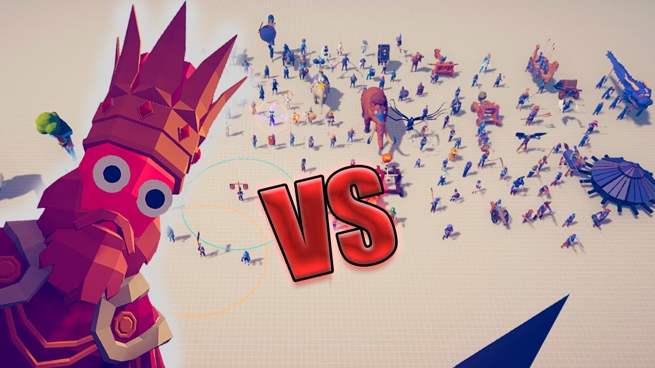 THE KING vs EVERY UNITS 1vs1 - Totally Accurate Battle Simulator | TABS