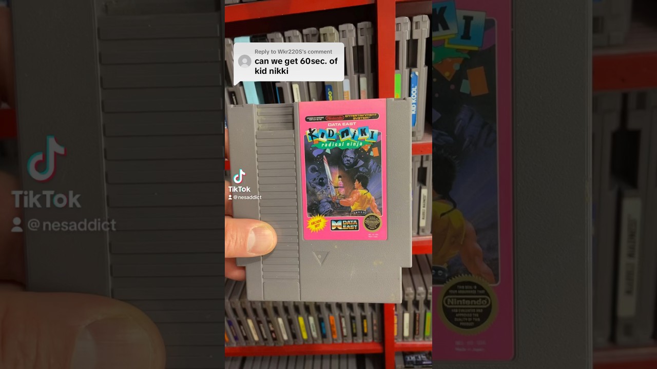 Kid Niki the radical Ninja on the Nintendo NES! #nintendo #nes #kidniki