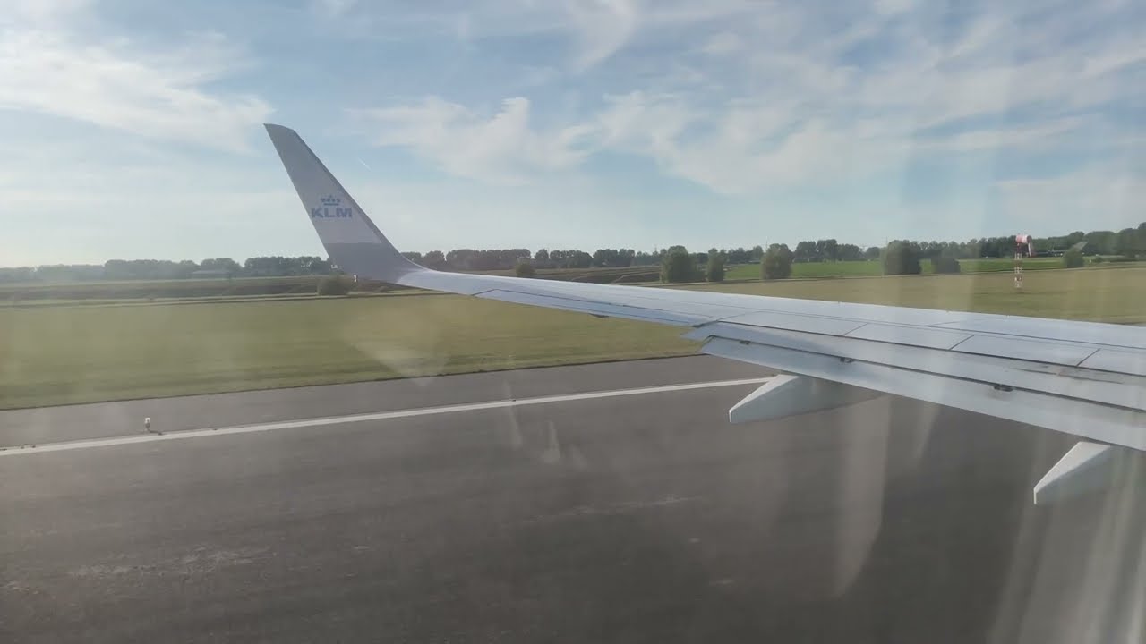 Boeing 737-800 | KLM | Take off from Amsterdam (AMS)