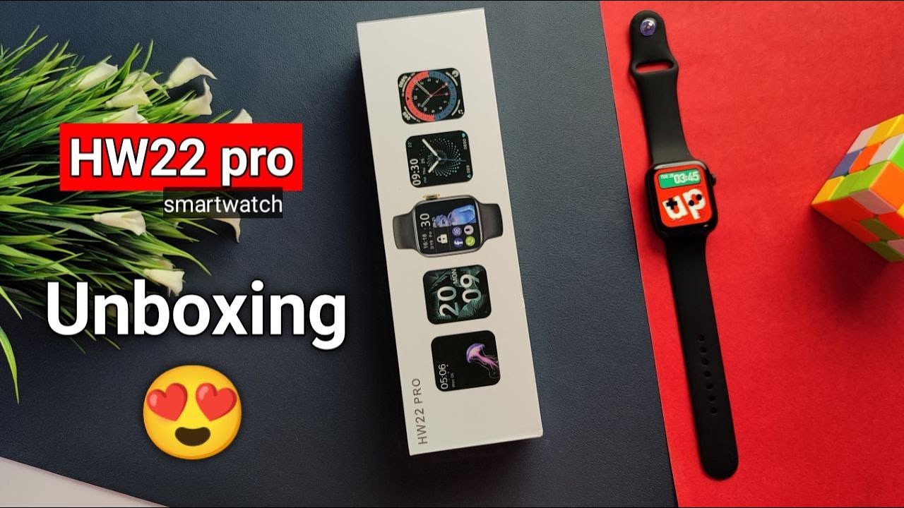 Hw22 pro smartwatch unboxing 😍 & first impression..❤❤