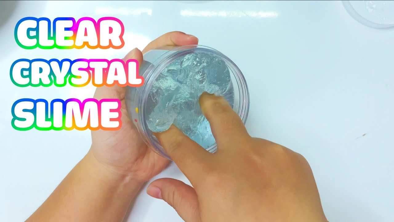 CLEAR CRYSTAL SLIME - MOST SATISFYING & RELAXING ASMR SLIME VIDEO
