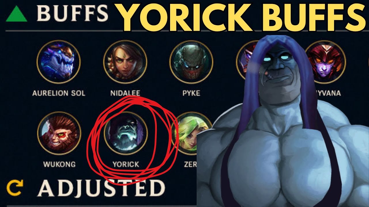 Slogdog reviews Patch 14.3: YORICK BUFFS ARE HERE